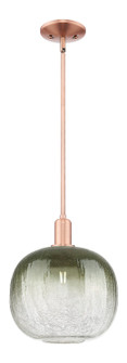 Arcadia One Light Mini Pendant in Antique Copper (405|716-1S-AC-G481-10SL)
