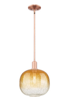 Arcadia One Light Mini Pendant in Antique Copper (405|716-1S-AC-G481-10AM)