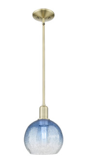 Arcadia One Light Mini Pendant in Antique Brass (405|716-1S-AB-G483-8SB)
