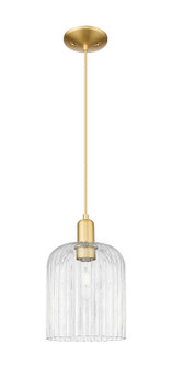 Arcadia One Light Mini Pendant in Satin Gold (405|716-1P-SG-G559-8CL)