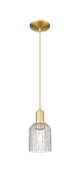 Arcadia One Light Mini Pendant in Satin Gold (405|716-1P-SG-G559-5CL)