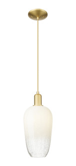 Arcadia One Light Mini Pendant in Satin Gold (405|716-1P-SG-G484-7OP)