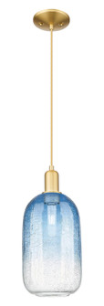 Arcadia One Light Mini Pendant in Satin Gold (405|716-1P-SG-G482-7SB)