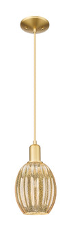 Arcadia One Light Mini Pendant in Satin Gold (405|716-1P-SG-G459-6ME)