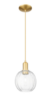 Arcadia One Light Mini Pendant in Satin Gold (405|716-1P-SG-G458-7CL)