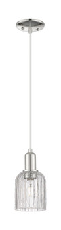 Arcadia One Light Mini Pendant in Polished Nickel (405|716-1P-PN-G559-5CL)