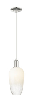 Arcadia One Light Mini Pendant in Polished Nickel (405|716-1P-PN-G484-7OP)