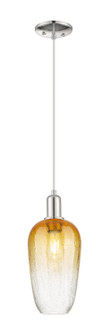 Arcadia One Light Mini Pendant in Polished Nickel (405|716-1P-PN-G484-7AM)