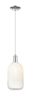 Arcadia One Light Mini Pendant in Polished Nickel (405|716-1P-PN-G482-7OP)
