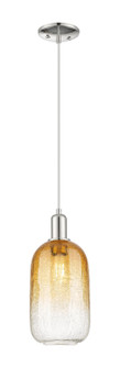 Arcadia One Light Mini Pendant in Polished Nickel (405|716-1P-PN-G482-7AM)