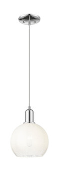 Arcadia One Light Mini Pendant in Polished Chrome (405|716-1P-PC-G483-8OP)