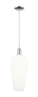 Arcadia One Light Mini Pendant in Polished Chrome (405|716-1P-PC-G456-8WH)