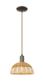 Arcadia One Light Mini Pendant in Oil Rubbed Bronze (405|716-1P-OB-NBD2-9-NAT)