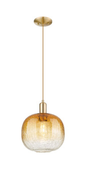 Arcadia One Light Mini Pendant in Champagne Bronze (405|716-1P-CB-G481-10AM)