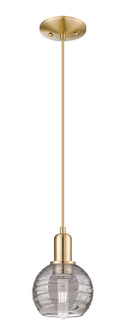 Arcadia One Light Mini Pendant in Champagne Bronze (405|716-1P-CB-G1213-6SM)