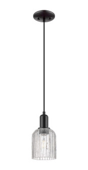 Arcadia One Light Mini Pendant in Matte Black (405|716-1P-BK-G559-5CL)