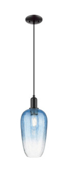 Arcadia One Light Mini Pendant in Matte Black (405|716-1P-BK-G484-7SB)