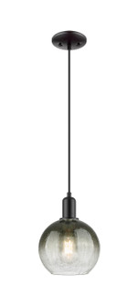 Arcadia One Light Mini Pendant in Matte Black (405|716-1P-BK-G483-8SL)
