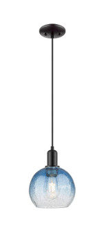 Arcadia One Light Mini Pendant in Matte Black (405|716-1P-BK-G483-8SB)