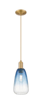 Arcadia One Light Mini Pendant in Brushed Brass (405|716-1P-BB-G480-6SB)