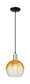 Arcadia One Light Mini Pendant in Black Antique Brass (405|716-1P-BAB-G483-8AM)