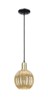 Arcadia One Light Mini Pendant in Black Antique Brass (405|716-1P-BAB-G458-7ME)