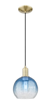 Arcadia One Light Mini Pendant in Antique Brass (405|716-1P-AB-G483-8SB)