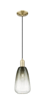 Arcadia One Light Mini Pendant in Antique Brass (405|716-1P-AB-G480-6SL)