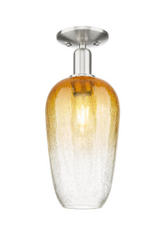 Arcadia One Light Semi-Flush Mount in Brushed Satin Nickel (405|716-1C-SN-G484-7AM)