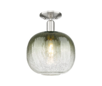 Arcadia One Light Semi-Flush Mount in Brushed Satin Nickel (405|716-1C-SN-G481-10SL)