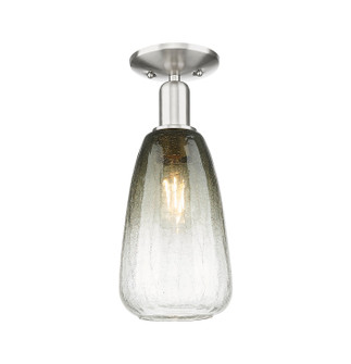Arcadia One Light Semi-Flush Mount in Brushed Satin Nickel (405|716-1C-SN-G480-6SL)