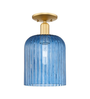 Arcadia One Light Semi-Flush Mount in Satin Gold (405|716-1C-SG-G559-8BL)