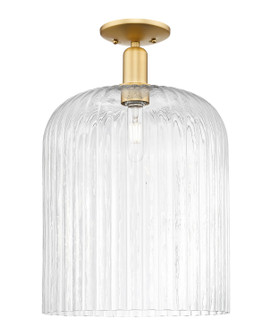 Arcadia One Light Semi-Flush Mount in Satin Gold (405|716-1C-SG-G559-12CL)