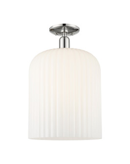 Arcadia One Light Semi-Flush Mount in Polished Nickel (405|716-1C-PN-G559-12GWH)