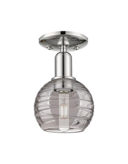 Arcadia One Light Semi-Flush Mount in Polished Nickel (405|716-1C-PN-G1213-6SM)