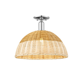 Arcadia One Light Semi-Flush Mount in Polished Chrome (405|716-1C-PC-NBD2-16-NAT)