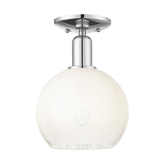 Arcadia One Light Semi-Flush Mount in Polished Chrome (405|716-1C-PC-G483-8OP)