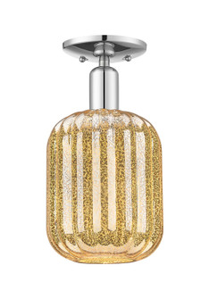Arcadia One Light Semi-Flush Mount in Polished Chrome (405|716-1C-PC-G460-7ME)