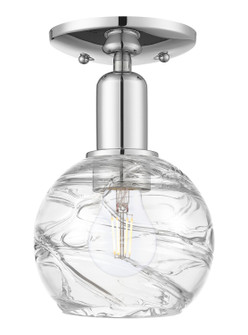 Arcadia One Light Semi-Flush Mount in Polished Chrome (405|716-1C-PC-G1213-6CL)