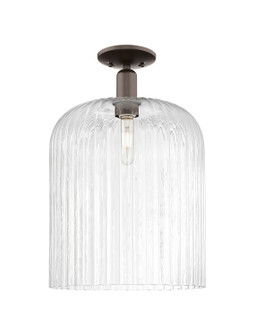 Arcadia One Light Semi-Flush Mount in Oil Rubbed Bronze (405|716-1C-OB-G559-12CL)