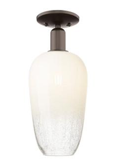 Arcadia One Light Semi-Flush Mount in Oil Rubbed Bronze (405|716-1C-OB-G484-7OP)