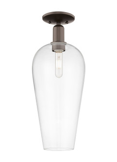 Arcadia One Light Semi-Flush Mount in Oil Rubbed Bronze (405|716-1C-OB-G456-8CL)
