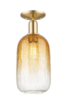 Arcadia One Light Semi-Flush Mount in Champagne Bronze (405|716-1C-CB-G482-7AM)