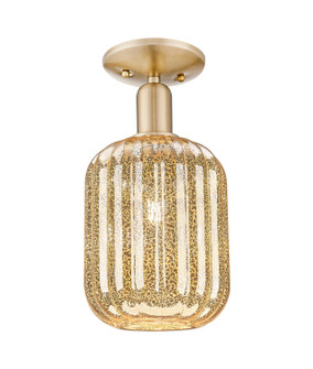 Arcadia One Light Semi-Flush Mount in Champagne Bronze (405|716-1C-CB-G460-7ME)