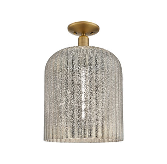 Arcadia One Light Semi-Flush Mount in Brushed Brass (405|716-1C-BB-G559-12ME)