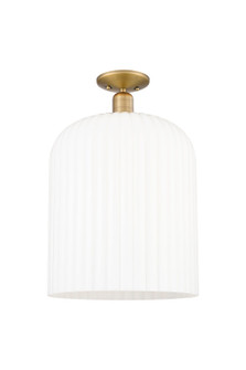 Arcadia One Light Semi-Flush Mount in Brushed Brass (405|716-1C-BB-G559-12GWH)