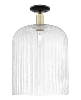 Arcadia One Light Semi-Flush Mount in Black Antique Brass (405|716-1C-BAB-G559-12SDY)