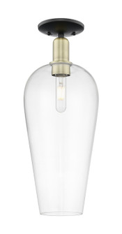 Arcadia One Light Semi-Flush Mount in Black Antique Brass (405|716-1C-BAB-G456-8CL)