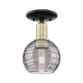 Arcadia One Light Semi-Flush Mount in Black Antique Brass (405|716-1C-BAB-G1213-6SM)