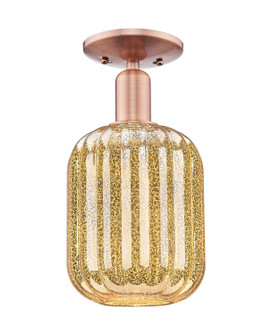 Arcadia One Light Semi-Flush Mount in Antique Copper (405|716-1C-AC-G460-7ME)